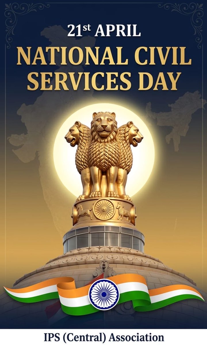 On Civil Services Day 2026, the IPS (Central) Association extends warm greetings to all civil servants for their dedication and service to the nation. We reaffirm our commitment to integrity, public safety, and citizen-centric governance. Jai Hind.