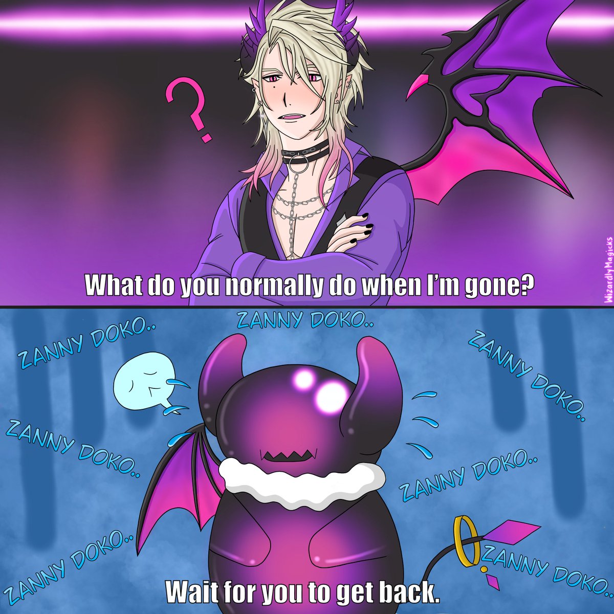 MysticTonic's tweet photo. When the 💜♈ doko hits hard, yet we also wish for him to rest.
#Netherrizz https://t.co/ijNwcgbXUi