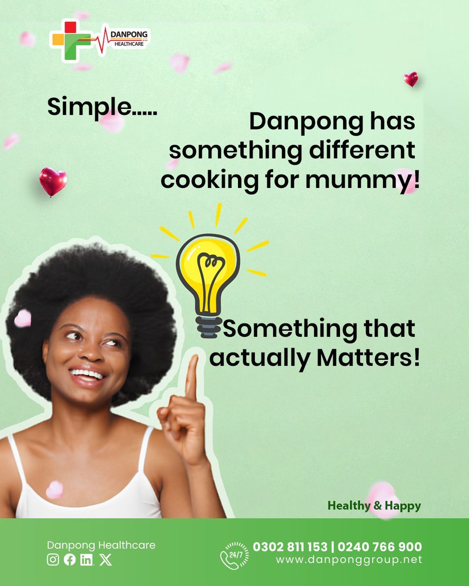 DanpongHealth_'s tweet image. She’s got clothes.
She’s got perfume.

So, what's the best gift you can her this Mother’s Day? 🤔
Stay tuned.

#MothersDay2026 #GiftIdeas #Danpongcares #Sweetmom