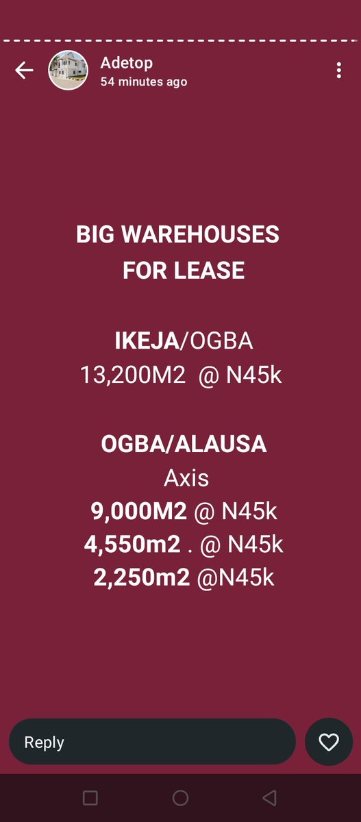 HollarHk33177's tweet image. FOR LEASE

Sell Rodri #LagosRealEstate #PropertyInvestment