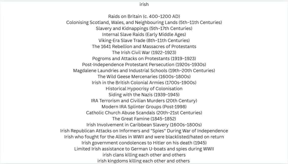Freaky17a's tweet image. Irish Americans often have an intense hatred for the British because of historical grievances, but many seem to either not know or actively try to downplay what their own ancestors or people did in the past. and im for one and sick of it 

#irish #IrishLivesMatter