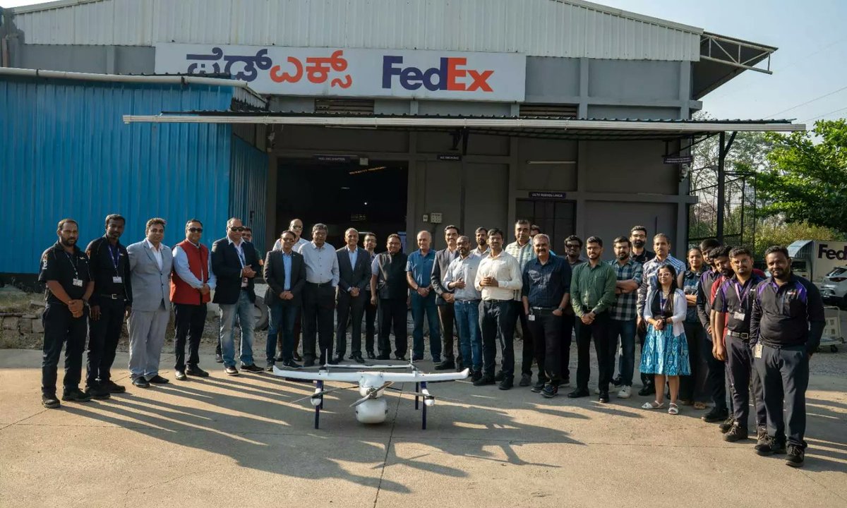 ScmSpectrum's tweet image. @FedEx  and @iitmadras  Complete India’s First Intra-City Drone Delivery Trials in Bengaluru

Read More: scmspectrum.com/fedex-and-iit-…

#FedEx #IITMadras #DroneDelivery #LogisticsInnovation #SupplyChain #Bengaluru #SmartLogistics #AirCargo #UrbanMobility #DigitalSupplyChain