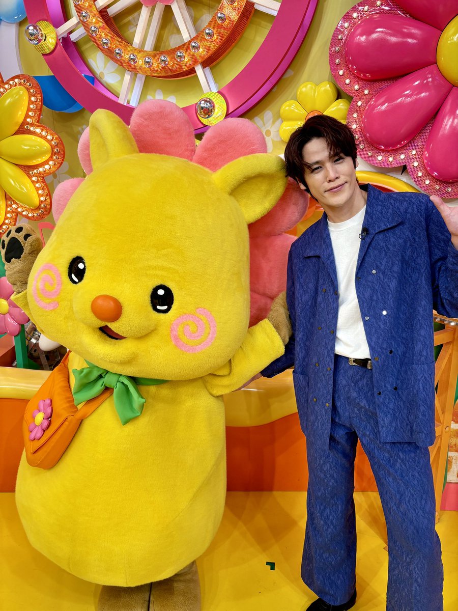 今日は
#宮野真守 ナンデスが来てくれたンデス

今度ダンス披露してほしいンデス🕺

#ヒルナンデス