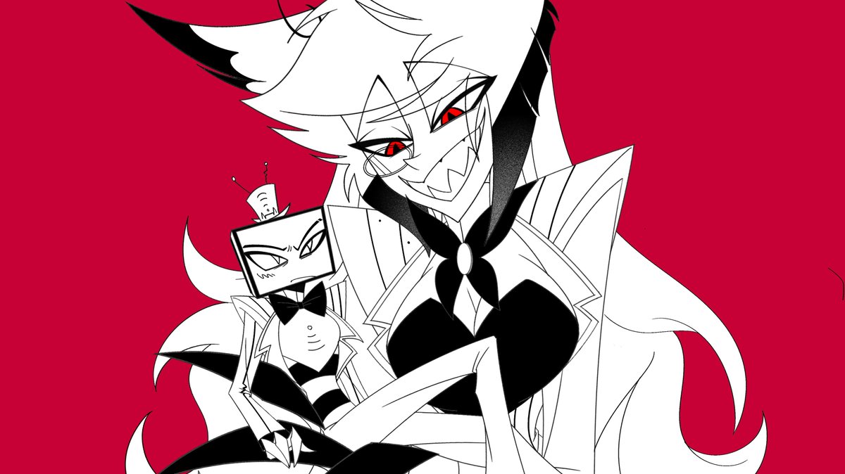 3OkAGfbBMN39539's tweet image. #alastor #vox #voxal #StaticRadio #RadioStatic #HazbinHotel
