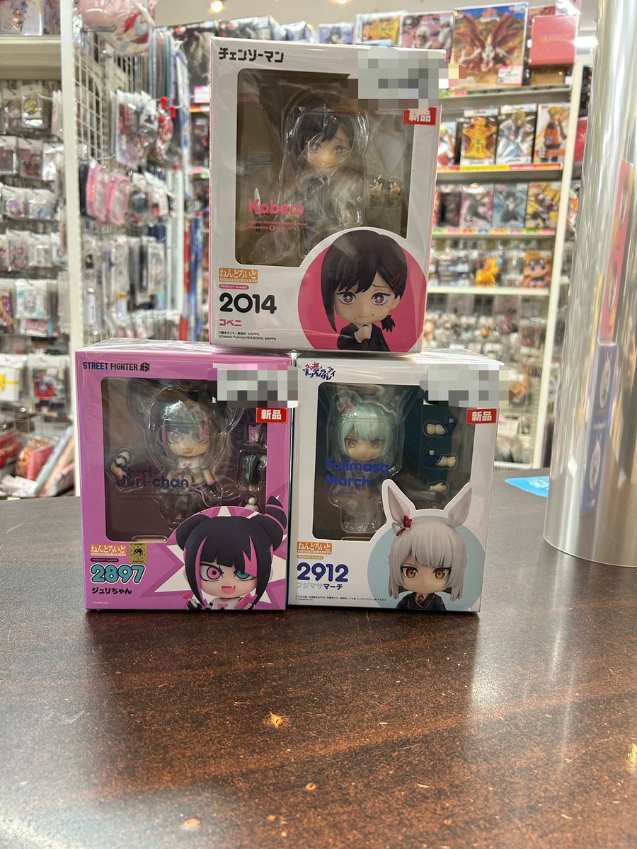 kokura_JUNGLE's tweet image. 〇新品入荷情報✨

ねんどろいど
・チェンソーマン　コベニ
・ウマ娘　フジマサマーチ
・ストリートファイター6 ジュリちゃん

是非お買い求めください✨

＃チェンソーマン　＃ウマ娘　＃STREETFIGHTER　＃あるあるcity