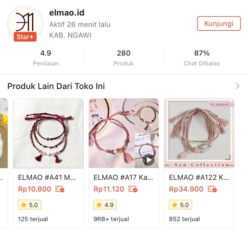 eiyaura's tweet photo. CEWE YANG SUKA PAKE GELANG MERAPATT!!!

aku nemu beberapa toko yang jual gelang gelang lucu cantik murahh DUH LENGKAPP BANGETTT, cuss kepoinn https://t.co/IAqxIBTuy6