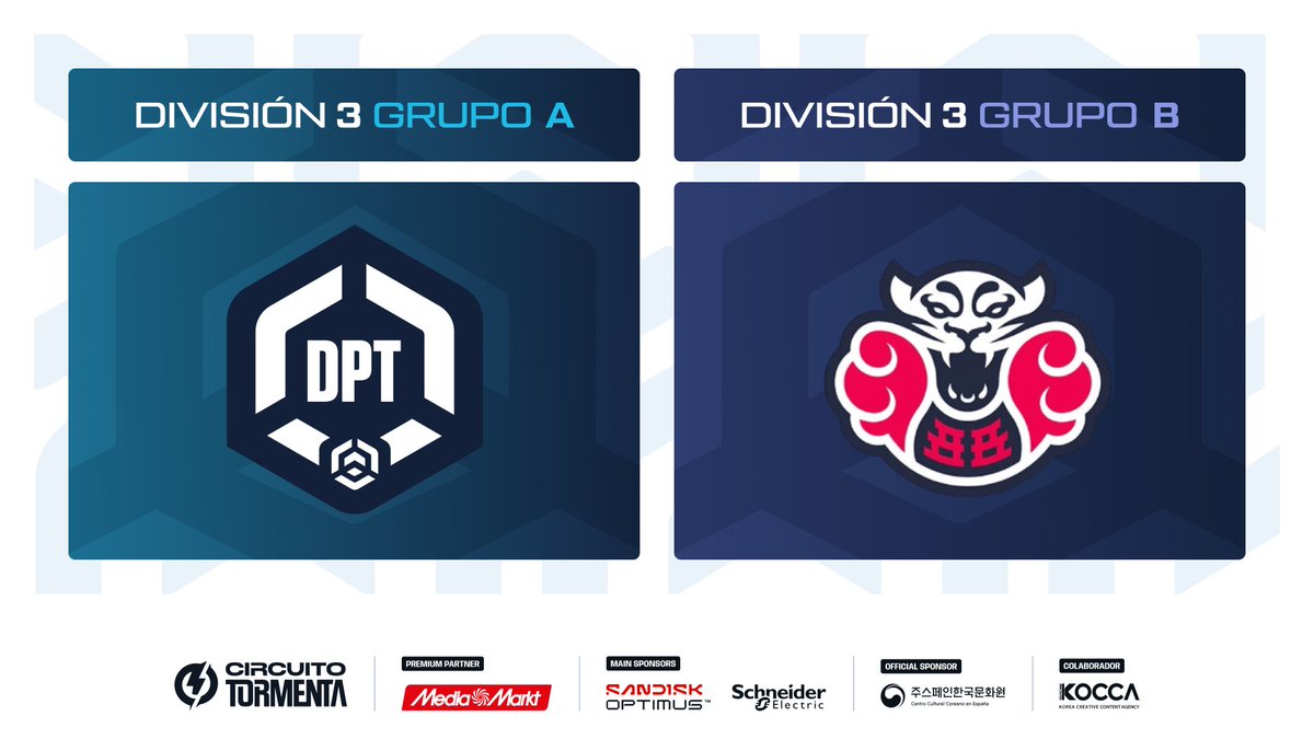 SomosLaTormenta's tweet photo. En tercera división @DPT_lol  y @ByakkosBreeders  celebran las victorias en este grupo 💪

¡Enhorabuena! https://t.co/lXNSw10oal