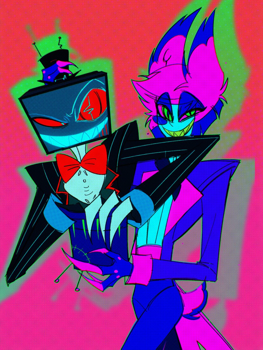 3OkAGfbBMN39539's tweet image. #alastor #vox #voxal #StaticRadio #RadioStatic #HazbinHotel
