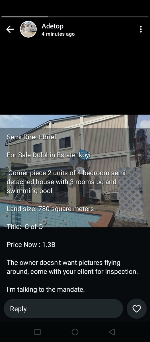 HollarHk33177's tweet image. FOR SALE
LOCATION: IKOYI LAGOS NIGERIA

Psquare #LagosRealEstate #PropertyInvestment