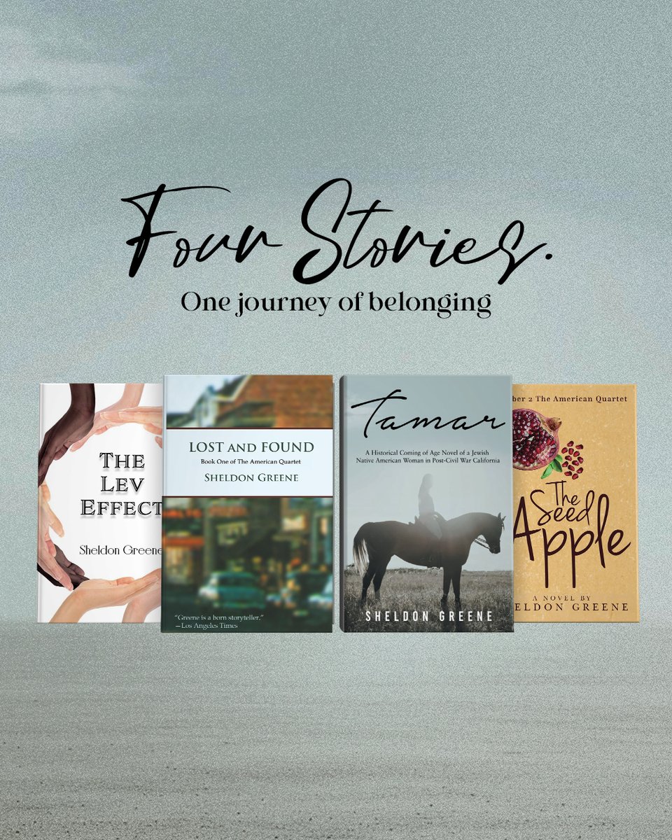SheldonG84264's tweet photo. Four powerful stories, one shared thread of identity and belonging.
Each book reveals a different journey shaped by history and choice.

Together, they tell something bigger.
Explore the American Quartet, available now.

#JewishHistory #Resilience #writerslift https://t.co/7Qs5gcRSXH