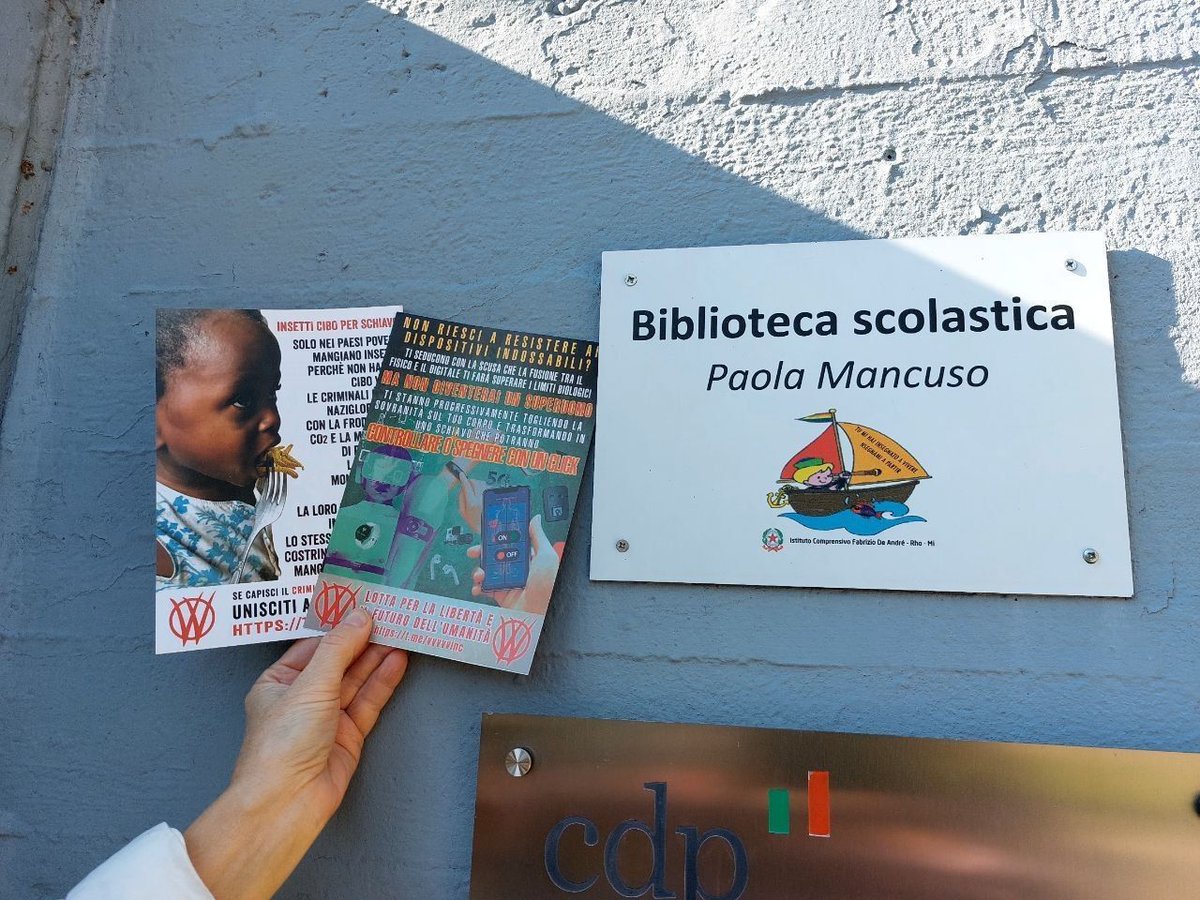 [Da una Guerriera V_V]
Reclutamento famiglie fuori da questa scuola e dalla sua biblioteca.

VIENI A CONOSCERE I ViVi!
CLICCA QUI PER CHIEDERE ACCESSO ALLE CALL VOCALI RISERVATE COI #V_V .
t.me/+RpSTxOYoq2Q0Z…

QUI PER ENTRARE NEL CANALE  PRINCIPALE V_V
t.me/+x2KxrWVNcDo2Y…