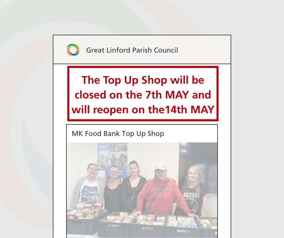 Great Linford Parish Council tweet media