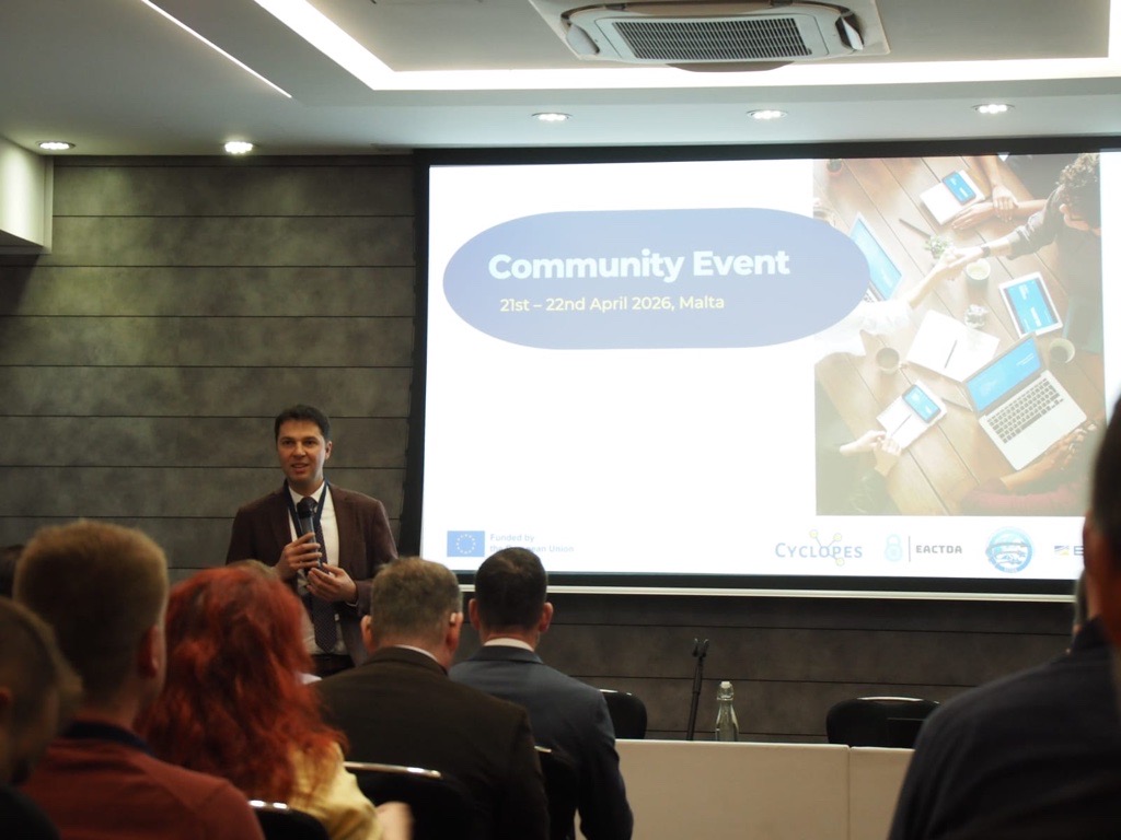 ProjectCyclopes's tweet image. The #CYCLOPES Community Event 2026 has officially started in Malta!

Experts from #lawenforcement, #research, and #policy communities across the #EU have gathered together to exchange knowledge, share insights, and strengthen Europe’s response to #cybercrime.

#Horizon2020