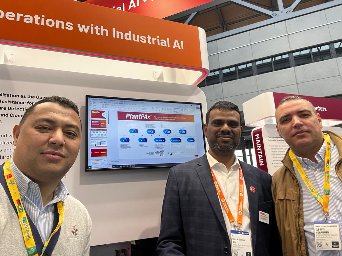 teal_services's tweet image. 🚀𝗗𝗮𝘆 𝟭 𝗮𝘁 HANNOVER MESSE 𝟮𝟬𝟮𝟲

Our Engineering &amp;amp; Automation Business Unit team is proudly on-site in Germany, kicking off an exciting week at one of the world’s leading industrial technology events.

More insights to come over the next few days. Stay tuned!

#Teal