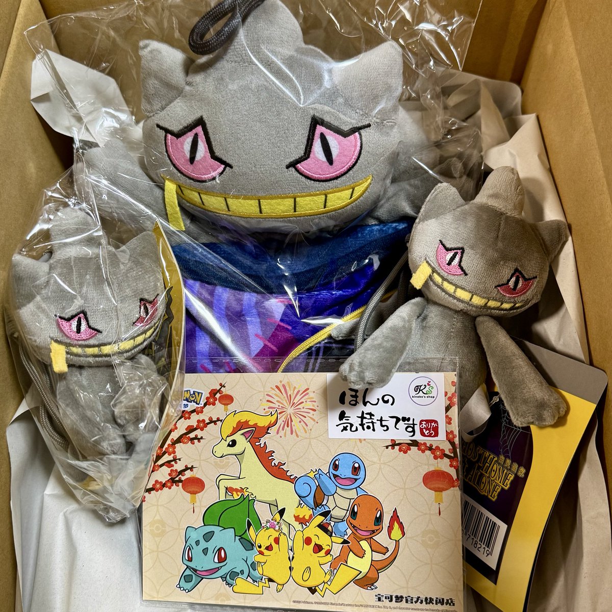 sleeep_35's tweet photo. 🩶 @kinokos_shop さんで購入させていただいたジュペッタ達がお家に来ました〜😭
去年、商品の情報が出てからずっと待ってたグッズだったのですごく嬉しいです😭🩶
ありがとうございました！

これからたくさん一緒にお出かけします🩶 https://t.co/gkxxbs6fy5
