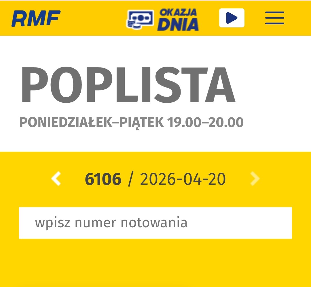 DANIELKATM's tweet photo. #BTS_SWIM #RMFFM #RadioPolska #ArmyPoland
🚨BTS – „SWIM” OFICJALNIE NA POPLIŚCIE RMF FM!🚨
ARMY,udało się!
Utwór „SWIM” zadebiutował w głównym notowaniu (miejsce 20)!
🎉
• Głosujemy codziennie na stronie RMF FM
• Słuchamy radia od poniedziałku do piątku 19:00-20:00 https://t.co/rGUHzw5QQL