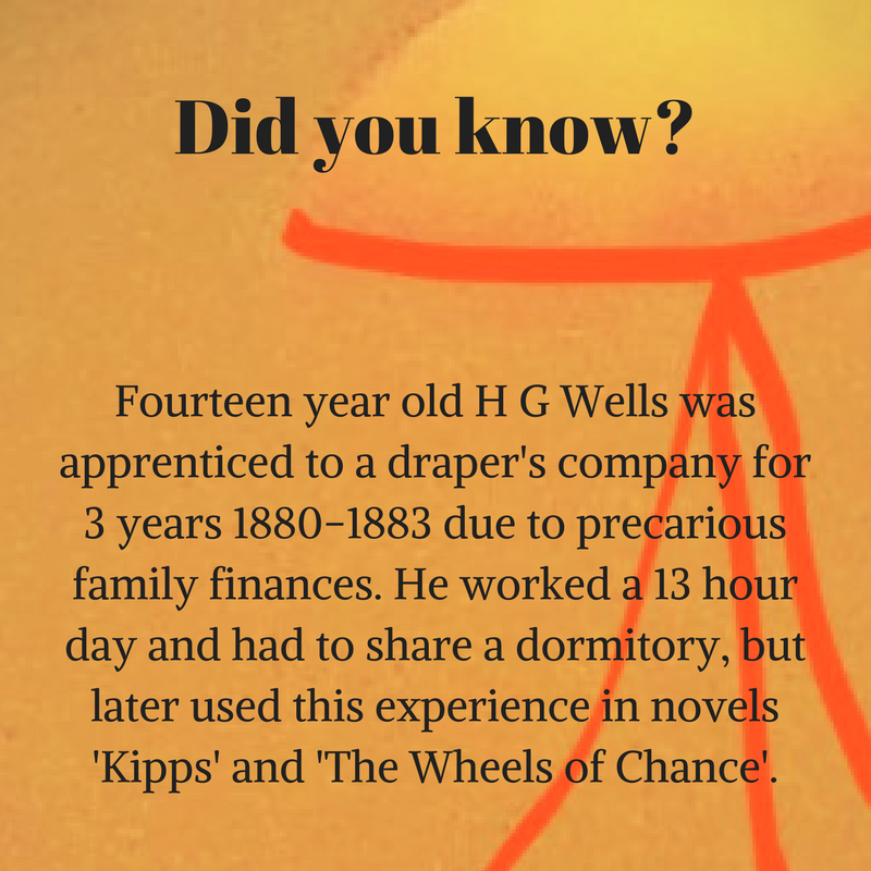 martiandiaries's tweet image. This sounds miserable for a 14 year old with a love of books and learning. 

#HGWells author of The War Of The Worlds #scifi