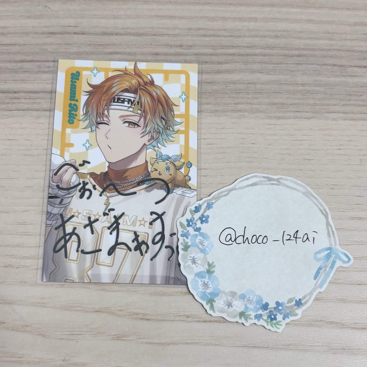 choco_124ai's tweet photo. @Saku_Maru87 初めまして、こんばんは。
検索よりお声がけ失礼いたします。
当方お求めの方1枚所持しているのですが、画像お借りして💖の方と1:1での交換は可能でしょうか？
ご検討よろしくお願いいたします。 https://t.co/Rj8tLuxdxN