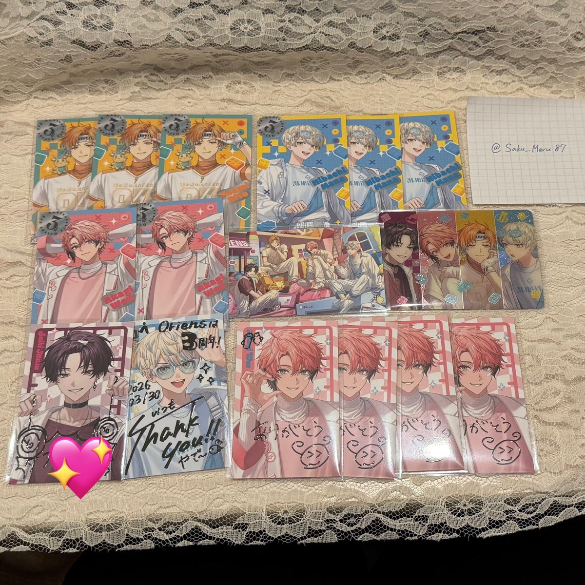 choco_124ai's tweet photo. @Saku_Maru87 初めまして、こんばんは。
検索よりお声がけ失礼いたします。
当方お求めの方1枚所持しているのですが、画像お借りして💖の方と1:1での交換は可能でしょうか？
ご検討よろしくお願いいたします。 https://t.co/Rj8tLuxdxN