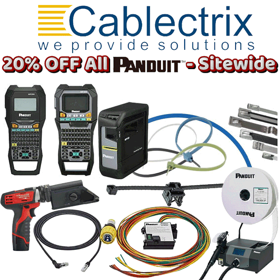 Cablectrix's tweet image. 🚨 20% OFF ALL Panduit – Sitewide 🚨

Cable ties, printers, testers, solar connectors &amp;amp; more.

✅ No code needed – discount already applied
⏳ Limited time only.
👉cablectrix.com/Products/Pandu…

#Panduit #Electrical #CableManagement