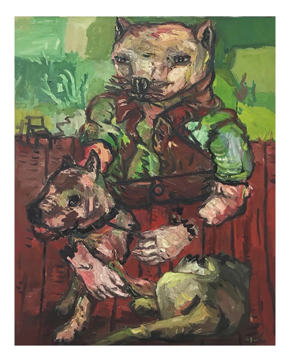 Dominiquepucini's tweet photo. Georg #Baselitz
Katzenkopf, 1966-67. https://t.co/k1A6mKZXae
