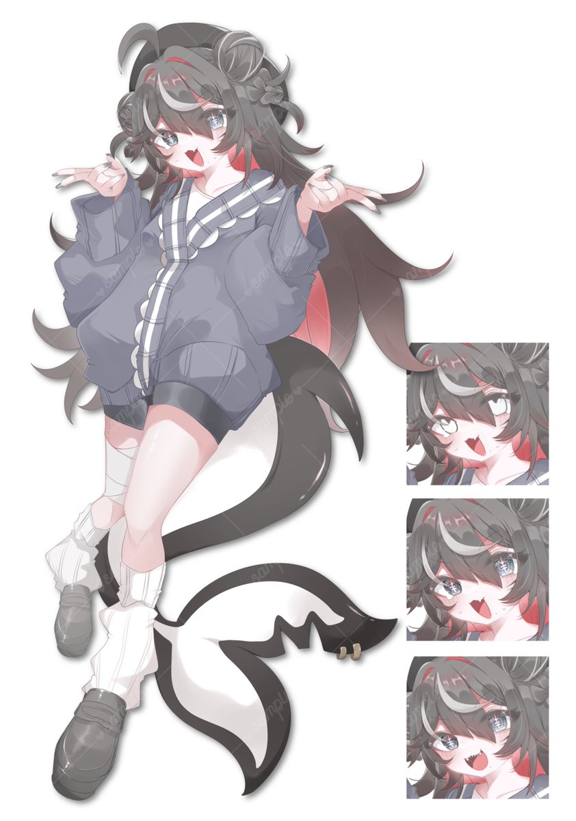 uchuu_osakana's tweet image. 🖤❤️
#cm #Commission