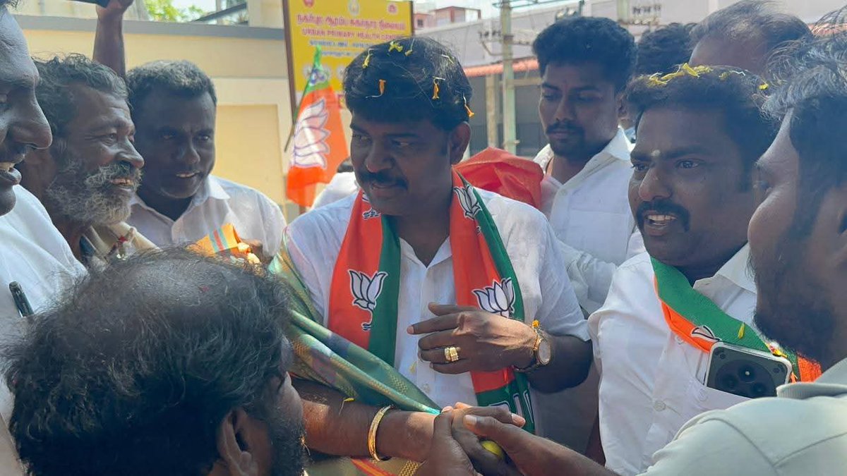 KRM RadhaKrishnan BJP tweet media