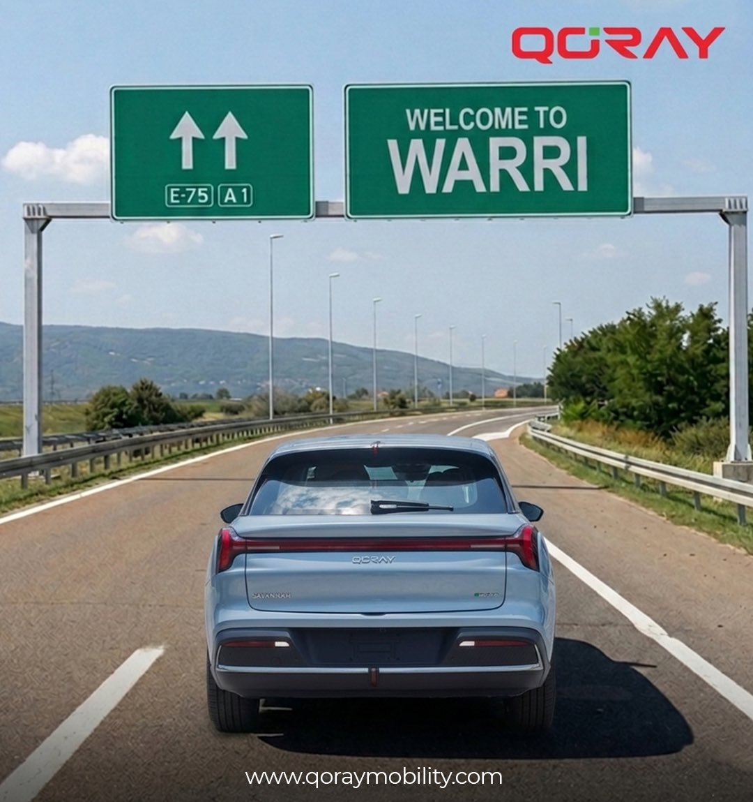 qoraymobility's tweet photo. Think EVs can’t go long distances?

Here’s the truth:
A fully charged Qoray can take you up to 580km on a single charge! That’s more than a trip from Lagos to Warri.

Now think about it.
How many times would a petrol car need to refuel on that same journey?

#Qoray 
#EVinNigeria https://t.co/a0JxLi3nyw