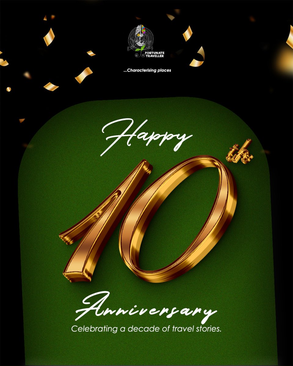 FortTraveller's tweet photo. 🎉 Hurray! Fortunate Traveller is TEN today! 🎉 Happy 10th Anniversary to us! A whole decade of shared adventures around the world. From our very first post to where we stand today, this milestone feels truly special. https://t.co/1u6rTOGzPp
