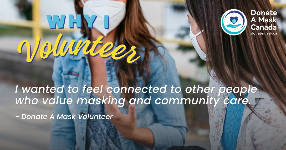 DonateMask's tweet image. Support the work we do by making a donation! 💙 All donations are tax deductible and support our Free Request Program. 😷

donatemask.ca/donate-form

#NationalVolunteerWeek #Volunteer #Charity #MaskUp #Donate