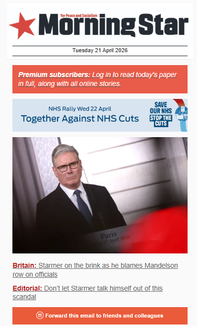 Morning Star tweet media