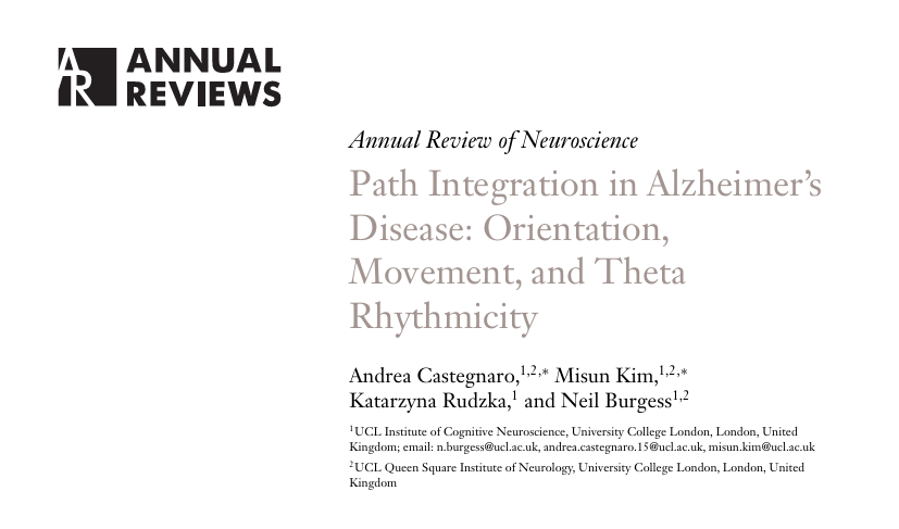 AndrCastegnaro's tweet photo. 🧵 Our new review is out in @AnnualReviews of Neuroscience. We examine path integration in Alzheimer’s disease and ask what early navigational changes can reveal about the underlying brain circuits.

Co-first-authored with Misun Kim and senior-authored by @NeilBurgess10 
/1 https://t.co/62kpihIw6M