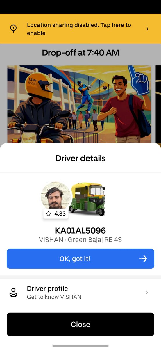 Nirnayak_n24's tweet image. Extremely disappointed with my recent ride via . The name of the driver is Mr. Vishan. The driver refused a reasonable route citing safety concerns (which we respect), but instead of communicating politely, he raised his voice and behaved rudely. This is unacceptable.

#UberIndia