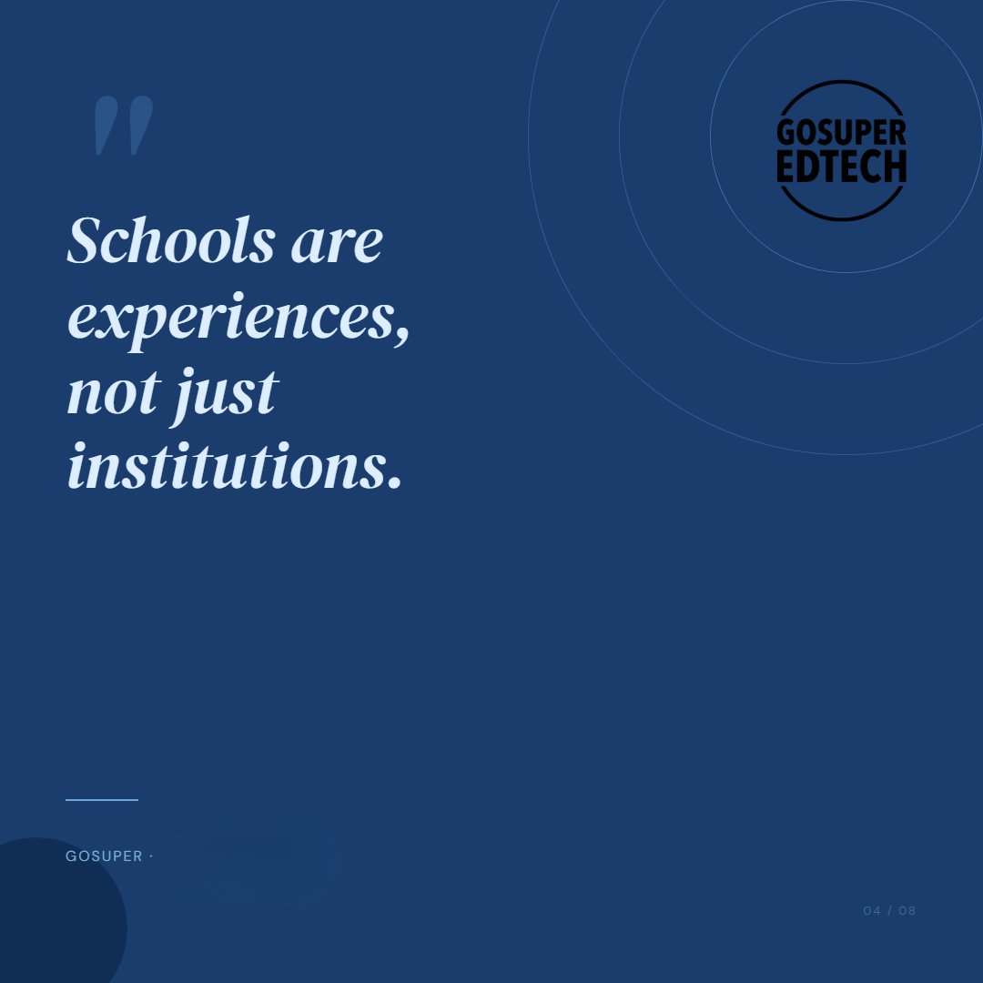 GoSuperEdtech's tweet image. Parents don’t just choose schools anymore.
They evaluate them.

[parent behavior trends, school selection trends]
#IndustryTrends #ParentExperience #EdTech #Education