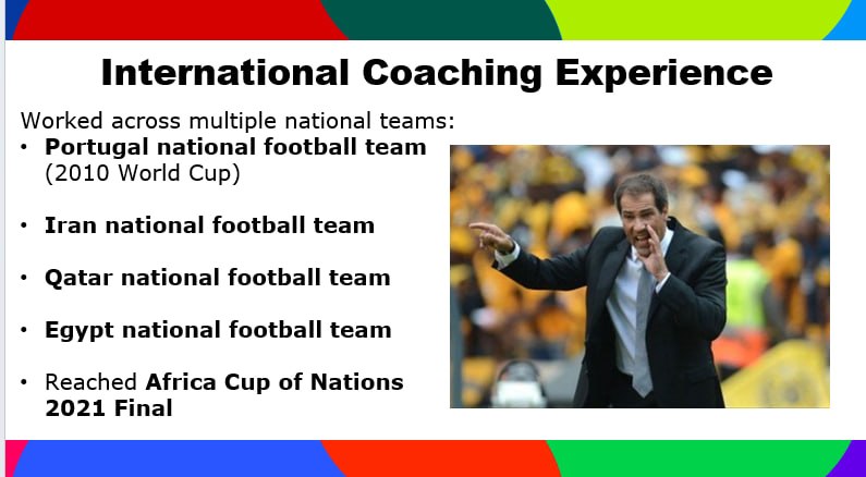 CMaame73670's tweet image. ROGER DE SA , has been appointed as assistant manager for Carlos Queiroz ahead of the world cup.
#IMG