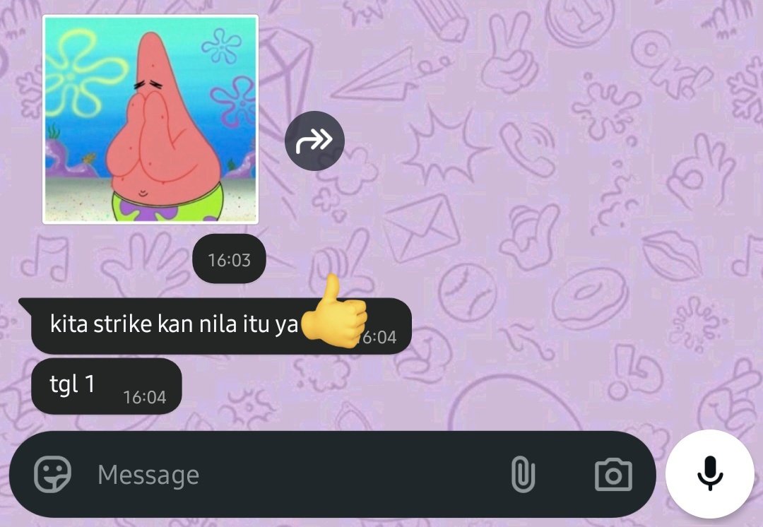 apa aja kita strike kan nanti, selo kau situ