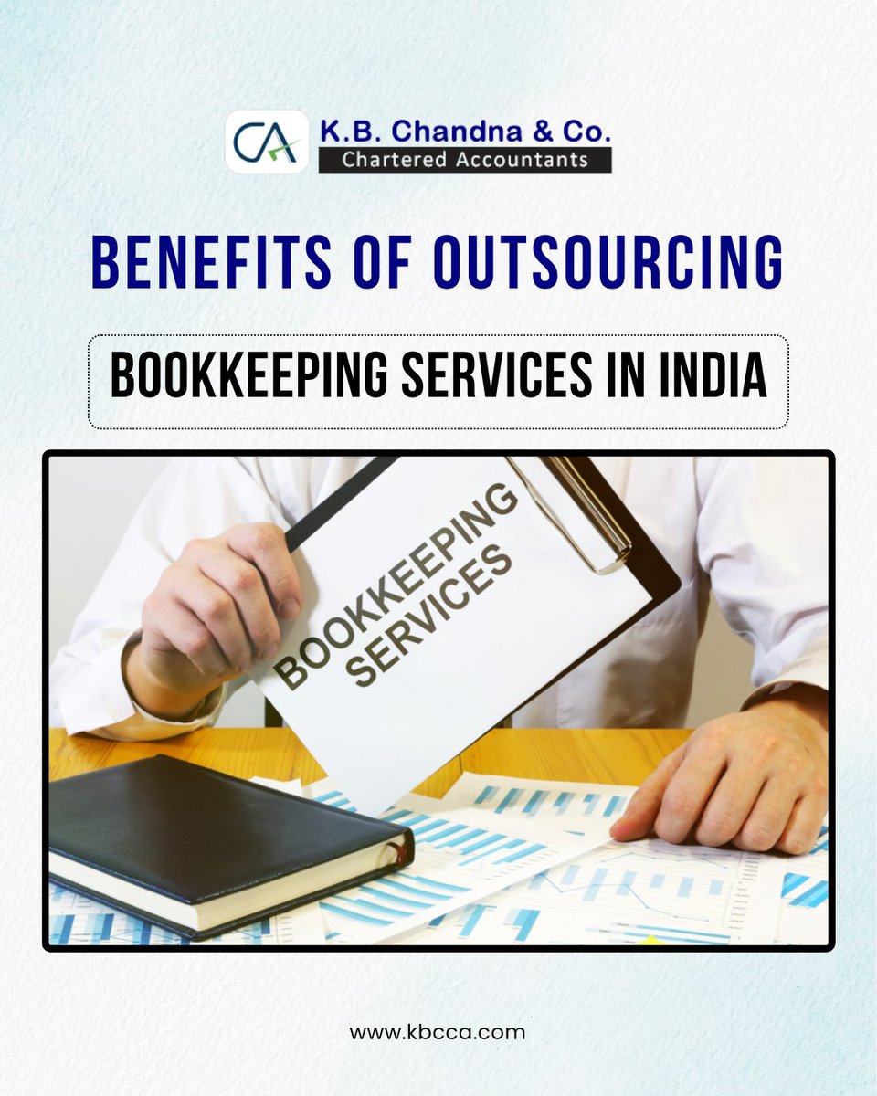 ChandnaCo's tweet photo. Handling #bookkeeping in-house can be time-consuming and costly.
Outsourcing bookkeeping services in India offers a smarter way to manage finances with expert support and better efficiency.

Discover the key benefits for your business.

Read Now: https://t.co/9W4CWl8hdN https://t.co/KQPct3130A
