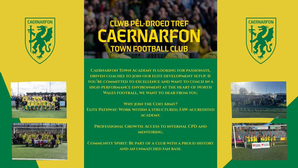 Caernarfon Town Academy tweet media