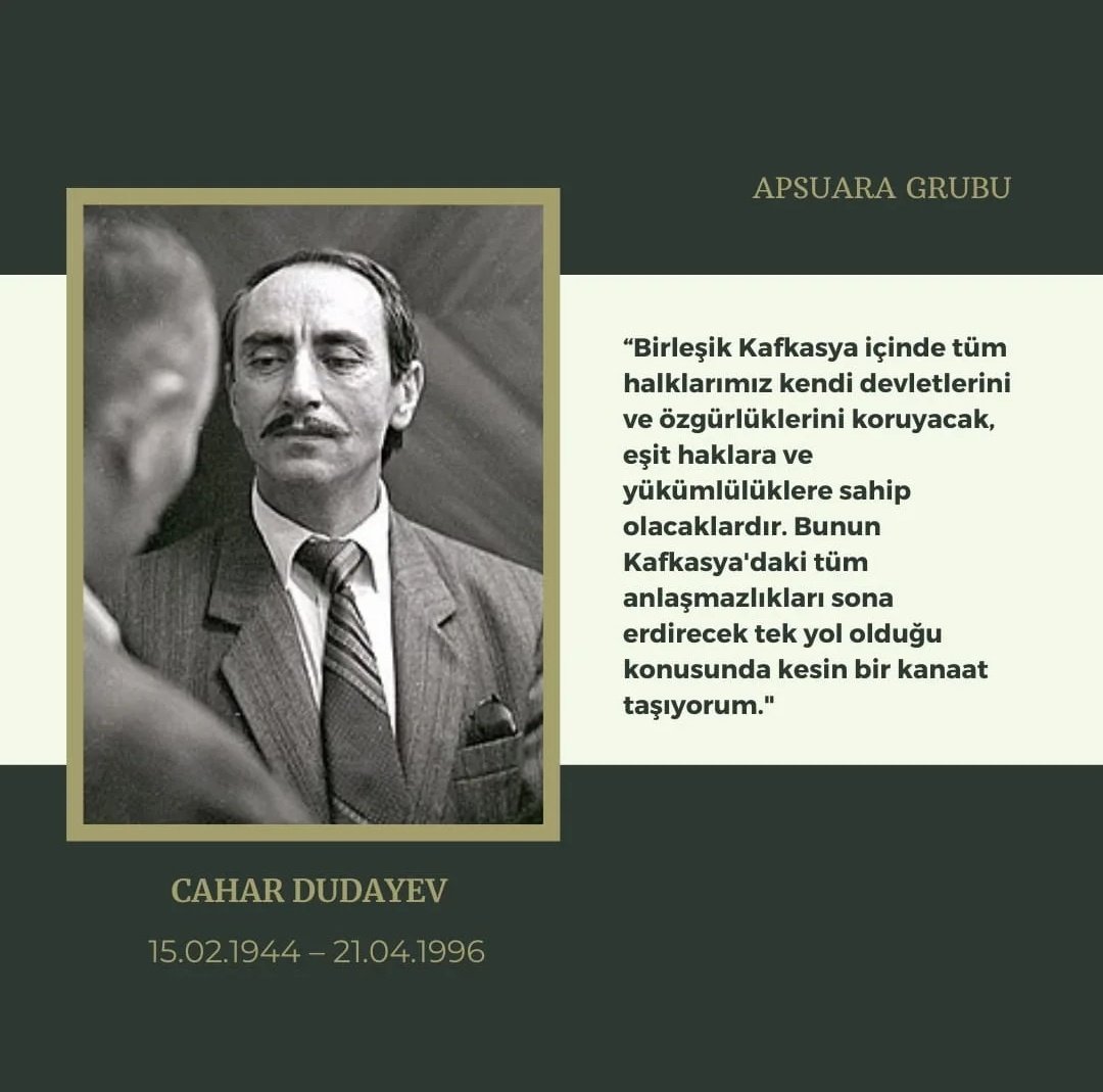 DigitalBorz's tweet photo. Çeçen İçkerya Cumhuriyeti'nin ilk cumhurbaşkanı ve Çeçen bağımsızlık hareketinin lideri kahraman Cahar Dudayev'i, şehadet yıl dönümünde saygı, sevgi ve özlemle yad ediyoruz. https://t.co/SZlNNEIovt