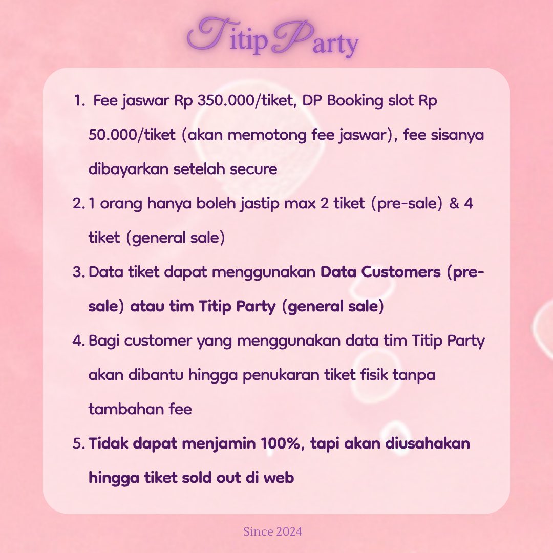 Titip Party๐๐ธ tweet media