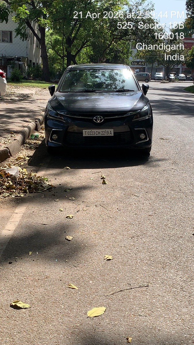 vmkartikeya's tweet photo. Pic 10; vehicle still on temporary no even after the three years @ChdPol @ssputchandigarh https://t.co/3htt4zF1I8