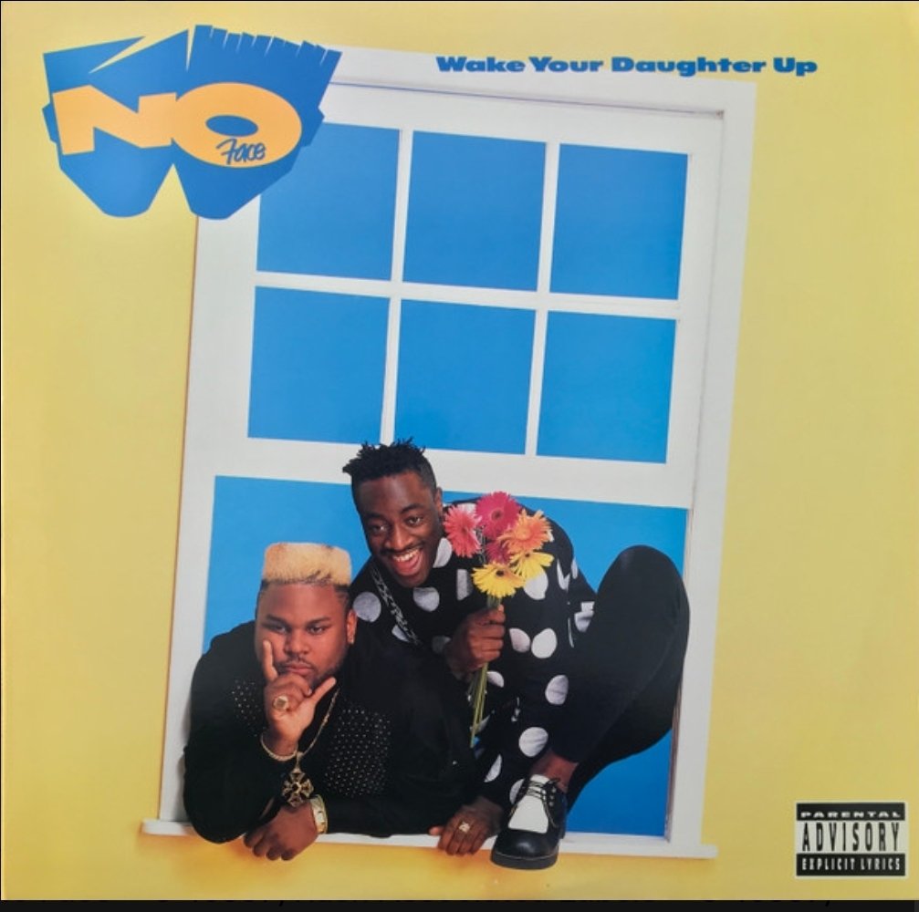 b_boypodcast's tweet image. In 1990 the New York duo, No Face, released their debut, and only, album, "Wake Your Daughter Up". No Face is kind of a mix of 2 Live &amp;amp; Weird Al. Obscene &amp;amp; over the top lyrics, but a guilty pleasure album for me.

#morningmusic 
 #wakeyourdaughterup #hiphophistory #hiphopculture