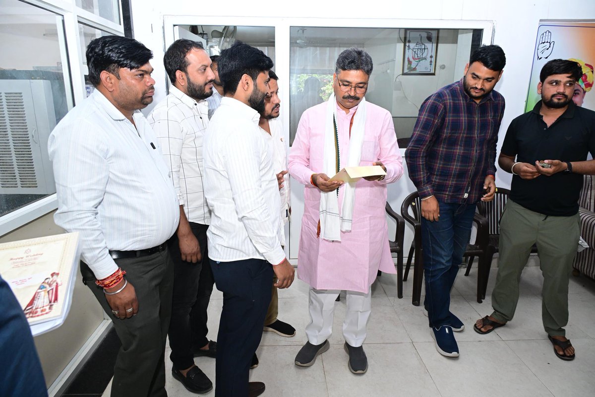 TikaRamJullyINC's tweet image. आज जयपुर आवास पर l #Jaipur