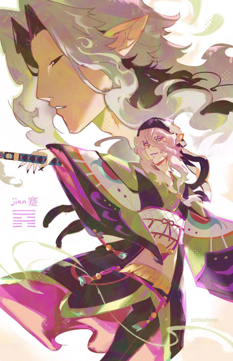 PrimSheep's tweet photo. Mononoke oc https://t.co/C0CvcXSszs
