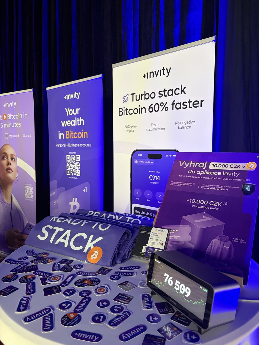 invity_io's tweet image. Come meet us today at FUTURE by @czechcrunch 💜

&amp;amp; Join our challenge. Hot prizes included 🔥

#Invity #Future