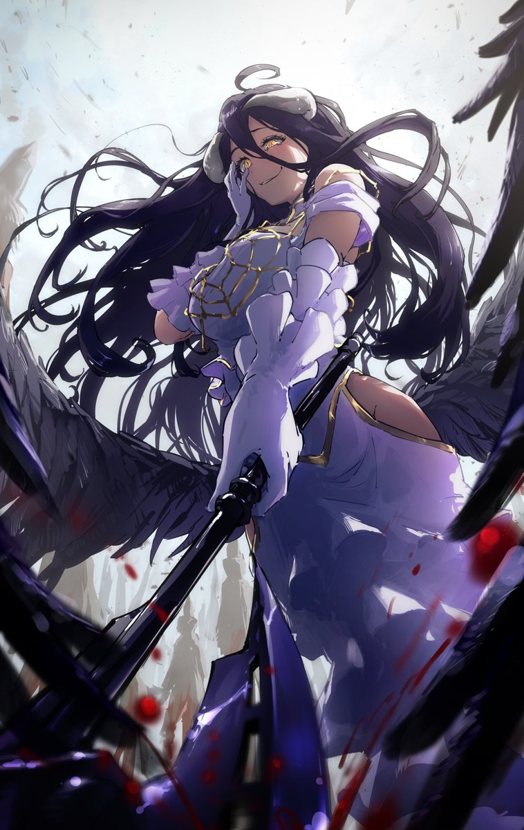 ninjin_ika01's tweet image. アルベド描きました
#オーバーロード