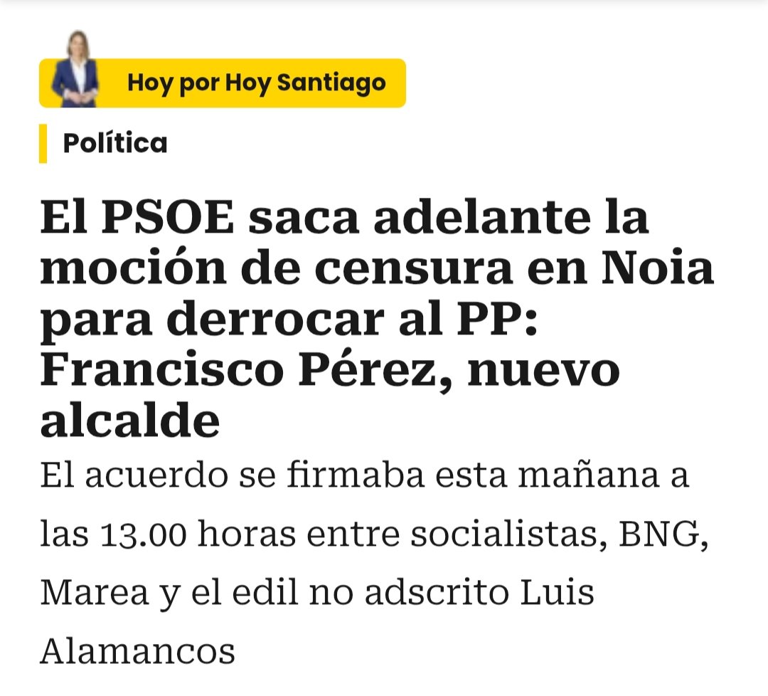 Algúns teñen pouca memoria. Qué pasou fai 7 meses en Noia? 

En Lugo é "corrupción política" 

En Noia que foi?