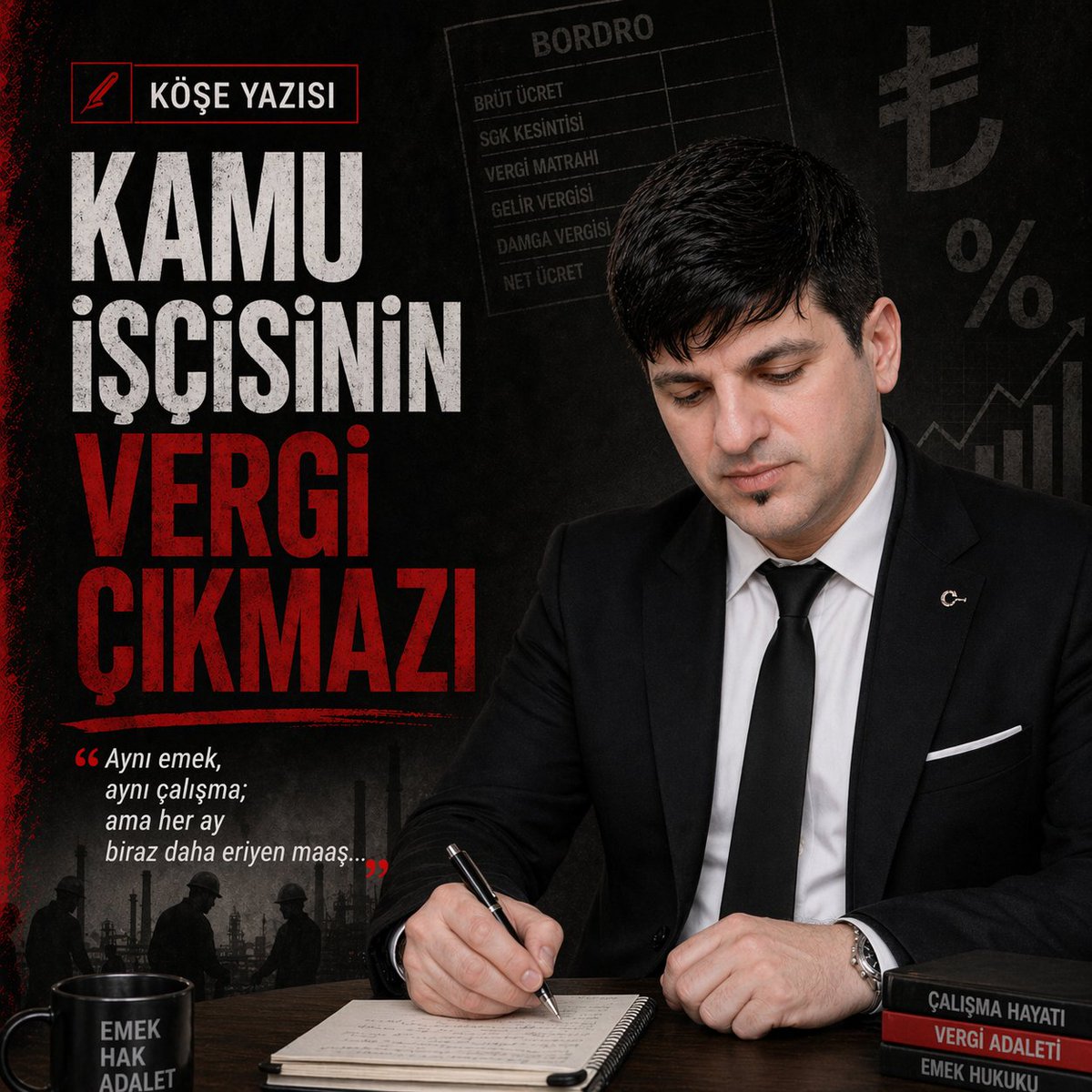 iscigundemi's tweet photo. KAMU İŞÇİSİNİN MAAŞI VERGİYLE ERİYOR!

Aynı iş, aynı emek, aynı alın teri…
Ama aylar geçtikçe net maaş düşüyor.

Zam geliyor,
geçim rahatlamıyor.
Bordro yükseliyor gibi görünüyor,
işçinin cebine giren para eriyor.

Yazının tamamı için:

https://t.co/yEvGtVdJ14

#Kamuİşçisi https://t.co/s8kyOHfmgH