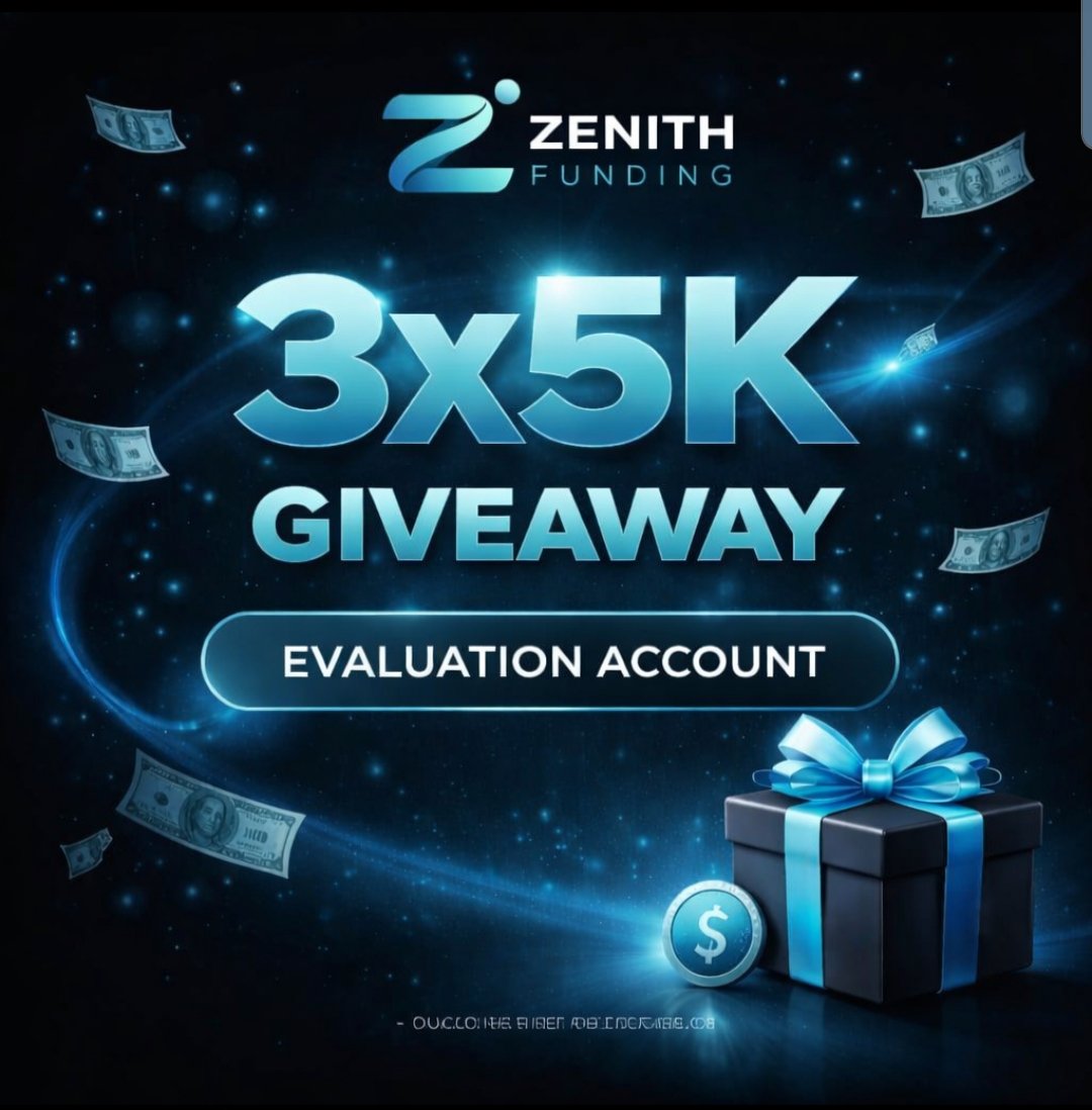 🚨  $15,000 FUNDING GIVEAWAY 🚨

🔹Follow <a href="/FundingZenith/">Zenith Funding</a> @hanin_trader <a href="/IliyaKizito/">Snow Fx</a>

🔹Like &amp; Repost

🔹Like &amp; Repost Quoted Post

🔹Tag 2 Traders

🔹Join Discord discord.gg/dUrPNKT6cw

50% OFF ALL ACCOUNTS USE CODE ZAM🔥