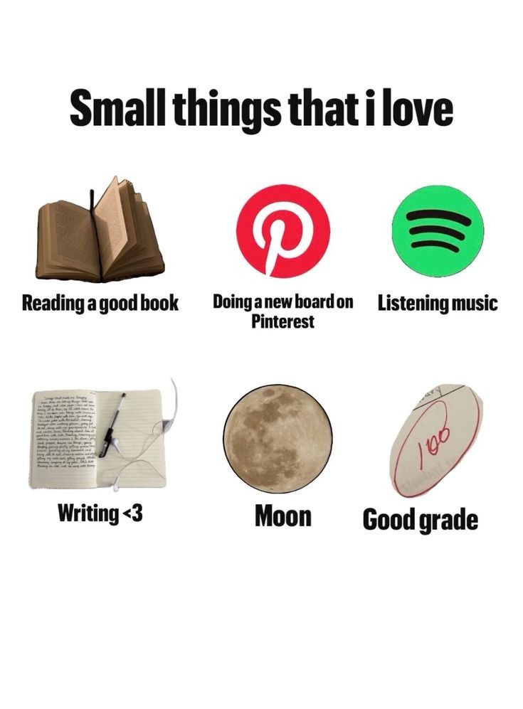 Small things that I love.